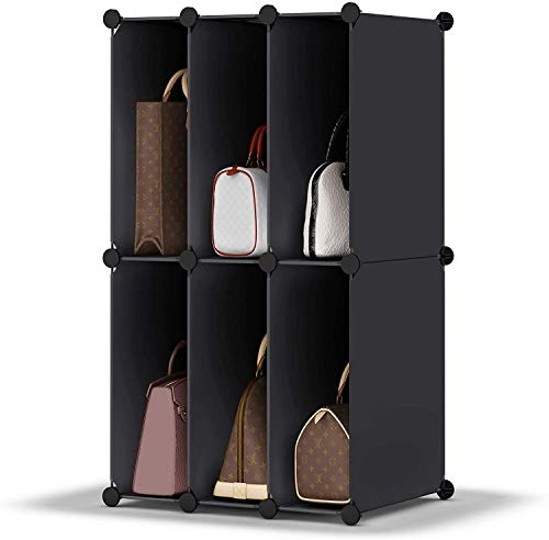 Image of Shoe Rack Multipurpose 5 Shelves Shoe Rack with Zip Door Cover & Side Pockets, Multiuse Wide Shelve,Rack for Footwear, Toys, Clothes (Black, 10-Layer)