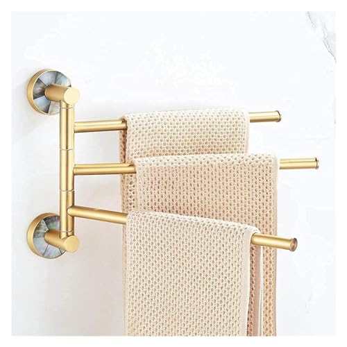 Toallero de baño giratorio anticaída para secar textiles rápido 5