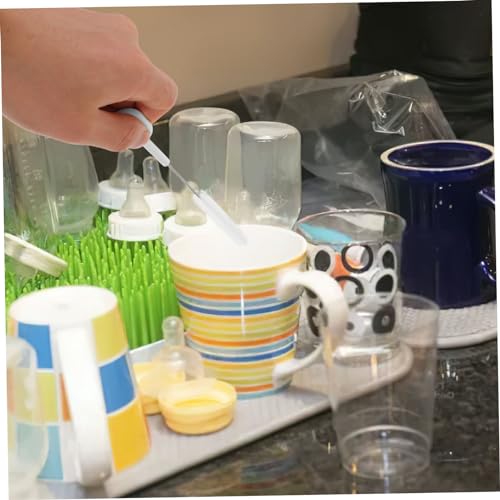 IWOWHERO 10pcs Bottle Straw Brush Water Bottles Milk Bottle Brush Long Straw Cleaning Brush Bottle Brush Cleaner Tumbler Cleaner Pipe Cleaners Bottle Cleaning Brush Stainless Steel
