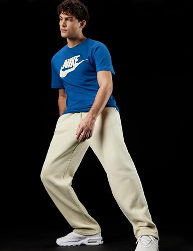 Image of Nike Men's Club Open Hem Brushed Fleece Pants