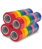 FAOKZE Cinta Adhesiva Colores Manualidades, 8...