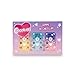 Colourbook Set 3 Gomme da Cancellare Coccolotti Love&Tell - Gommine Colorate per Bambini, Materiale Morbido per Cancellare senza Aloni, Licenza Ufficiale Coccolotti