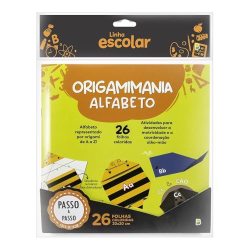 Linha Escolar OrigamiMania Alfabeto: