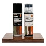 MG ARTESANOS | Kit Limpiador e Impermeabilizante para Calzado y Accesorios – Pack Spray Limpiador + Spray Protector, Botas y Bolsos