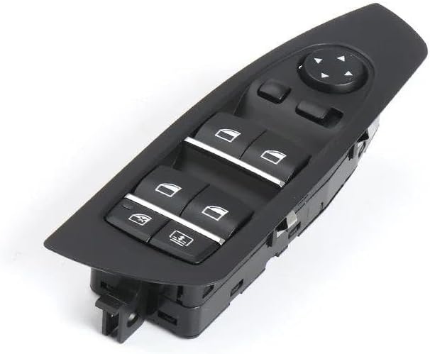 Car Window Switch Power Window Switch Car Electric Power Closing Window Panel Switch For F01 F02 F04 For 7 Series 61319241915 Window Control Switch Button(Zwart)