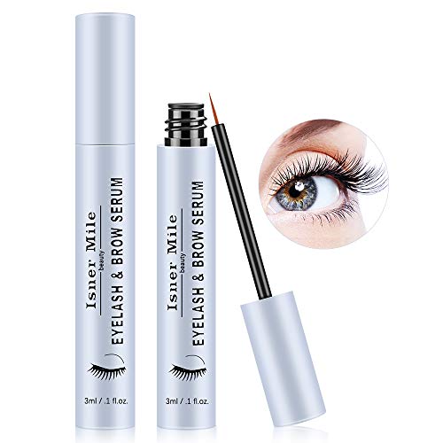 Eyelash Growth Serum, Natural Lash Boost Serum Brow Growth Enhancer for Longer, Fuller Thicker Lashes & Brows - Dermatologist Certified, 3ml