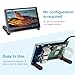 Hosyond 5 Inch Touchscreen IPS MIPI DSI Display Compatible with Raspberry Pi 5/4/3, 800x480 Pixel Capacitive Screen Driver-Free Interface