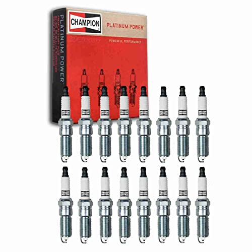 16 pc Champion Platinum Spark Plugs compatible with Dodge Magnum 5.7L V8 2005-2008