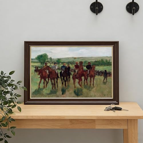 Impression sur toile Edgar Degas de haute précision avec cadre suspendu