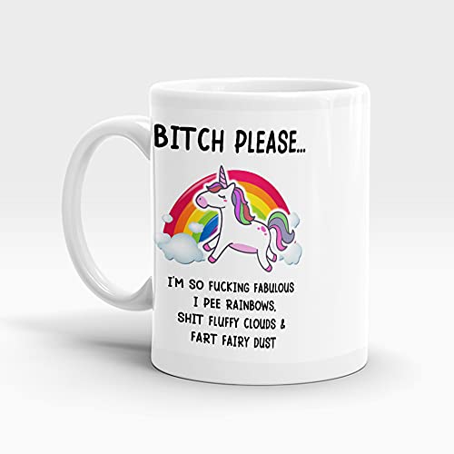 Coffee Cup Funny I'm so Fabulous Novelty Mug for Best Friend, Happy Birthday Mug, 11 oz Party Cup Idea as a Joke Anniversary Adult Birthday Present