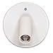 Satco SF77/601 Spot One Light Ceiling Swivel Fixture, White