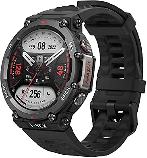 Amazfit T-Rex 2 Rugged Smart Watch for Men – Dual-Band GPS, 24-Day Battery, Military-Grade Outdoor Fitness Tracker