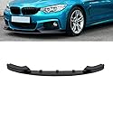 DM Autoteile 3-1583 Performance Schwarz Matt Front Spoiler Lippe kompatibel für BMW 4er F32 F33 F36 mit M-Paket