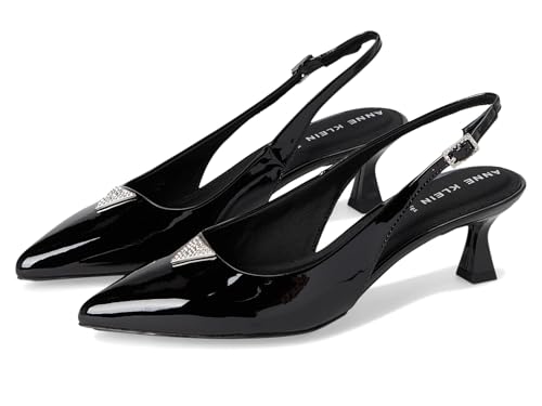 Anne Klein Iset noir verni 38.5 EU : chaussures talon femme confortables