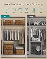 SONGMICS Aufbewahrungsbox mit Deckel, 6er Set, faltbare Stoffbox – Ansicht 3