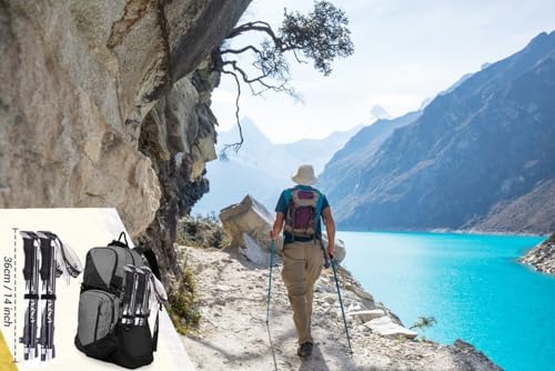 verstellbaren Nylonriemen und Carbide-Spitzen für sicheren Halt auf Trails. - Detailansicht von Beste Faltbare...