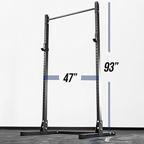 REP FITNESS SR-3100 – Squat Rack with Pull-Up Bar