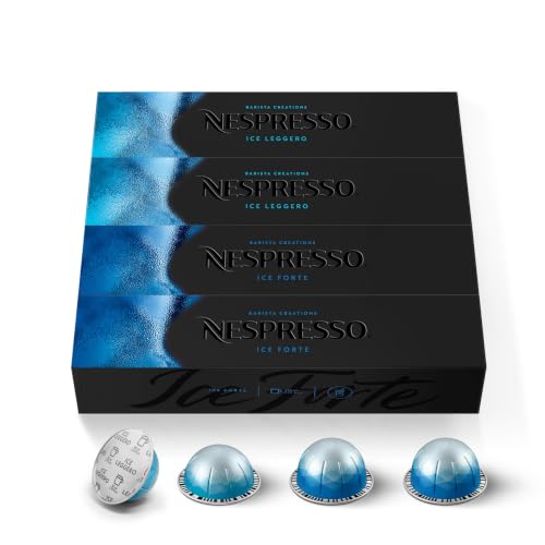 Nespresso Capsules Vertuo Line, Iced Variety Pack, 40-Count Espresso Coffee