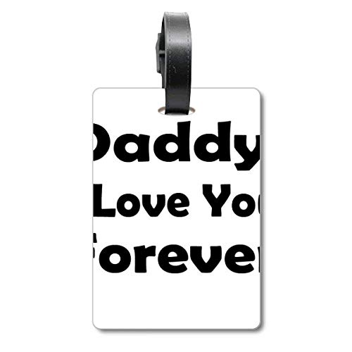 Étiquette de valise Love You Dad pour éviter la perte de bagage