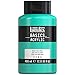 Produktbild Liquitex 4640660 Basics - Acrylfarbe, monopigmentierte Künstlerpigmente, lichtecht, mittlere Viskosität, Achivqualität, seidenglänzender Finish, 400ml Topf, Aquagrün leuchtend