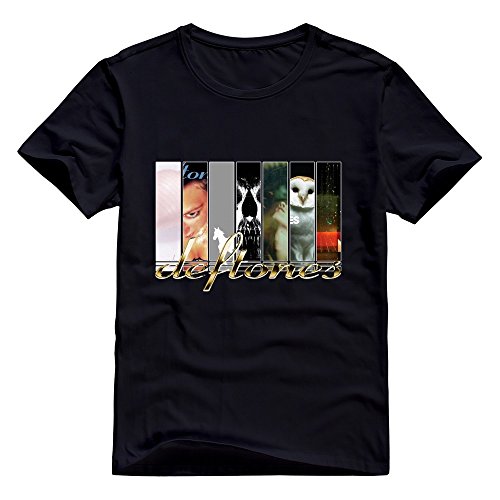 Hoxsin - Camiseta para hombre, diseño de Álbumes de Deftones, color negro, talla M