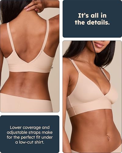Bliss Triangle Bralette – Ultra-Soft, Lightweight Bralette for Women with No Cups, No Wires, No Padding4