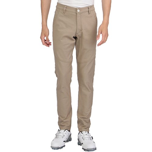 [ミズノ] ゴルフウェア ムーブパンツ ストレッチ 綿混 52MF8000 メンズ ベージュ L (日本サイズL相当)
