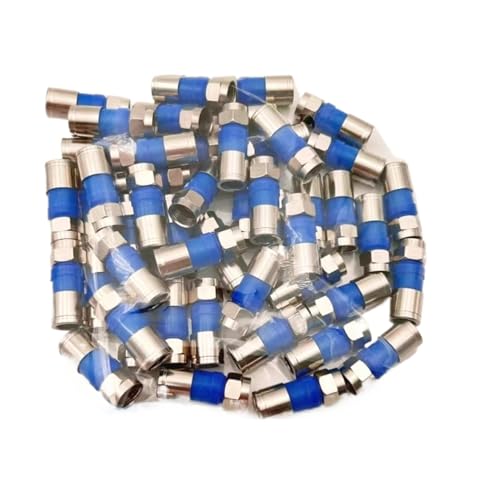 Connecteur F compression câble coaxial RG6 CATV femelle 75-5 F amplificateur TV 50pcs