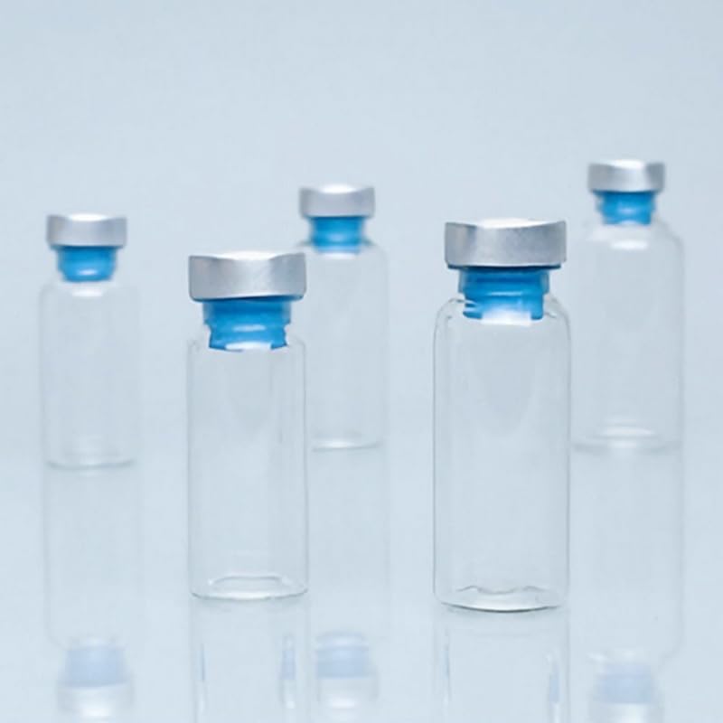 VIGAN 10PCS 12ML/15ML/20ML/25ML/30ML Transparent Anaerobic Bottles High Borosilicate Glass Bottles With Aluminum Plastic Cap Labware (10PCS/20ML), AXH16101826