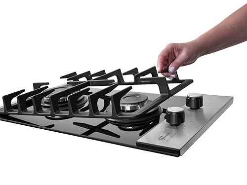 FISCHER COOKTOP À GÁS 2 BOCAS PLATINIUM MESA VIDRO PRETO 33795-92120