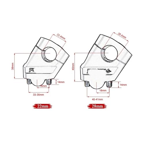 Rehausseur de guidon moto V-Strom 650 contre douleur dos fixation collier