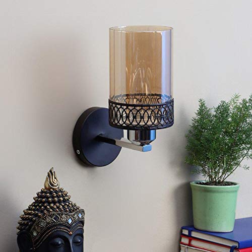 Image of ELIANTE - Black Metal Wall Light - 286-1W | 3 Years Warranty | Free - LED LAMP