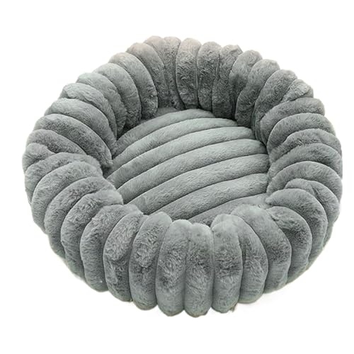 Panier pour chien rond lavable avec base anti-dérapante