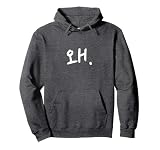 Minimalist Simple Korean Word Style (Why) Unisex-Adult Black Small Korean Word Print Hoodie