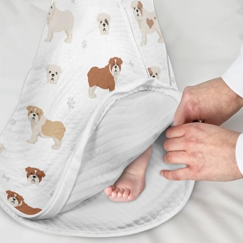Image of vvfelixl Bright Funny Dinosaurs Baby Sleeping Bag Sleep Sack,Baby Wearable Blanket Sleep Suit for 0-6 Months