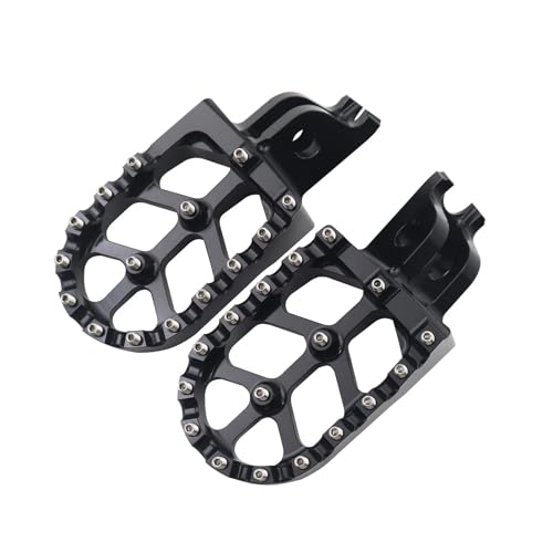 Repose-pieds KAWASAKI KX450 KX250 pédales anti-glisse moto Nero