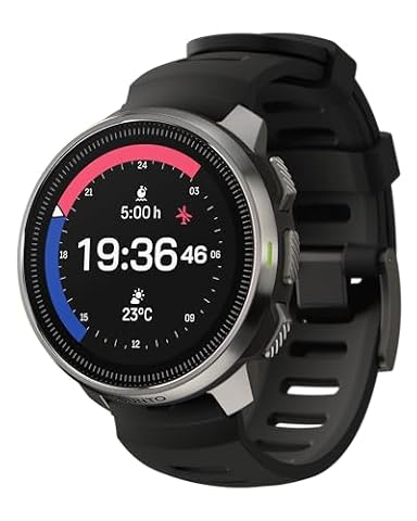 SUUNTO Ocean Komputer Nurkowy Zegarek Sportowy, Ekran Amoled, 10Atm/7 Bar, Podwójne Pasmo Gps Gnss, Mapa Offline, Ponad 95 Trybów Sportowych, Monitor Serca, 40 Godzin Pracy Baterii w Trybie Nurkowania