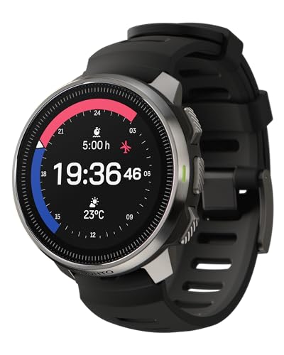 SUUNTO Ocean Komputer Nurkowy Zegarek Sportowy, Ekran Amoled, 10Atm/7 Bar, Podwójne Pasmo Gps Gnss, Mapa Offline, Ponad 95 Trybów Sportowych, Monitor Serca, 40 Godzin Pracy Baterii w Trybie Nurkowania