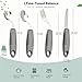 Adaptive Utensils Set, 42° Angled 4pcs Parkinsons Utensils, Weighted Silverware for Hand Tremors, Elderly, Arthritis, Parkinsons, Adaptive Equipment–Easy Grip Aids Handle, Handicap Accessories