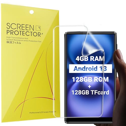 Lamshaw Compatible for MECHEN MP3 Player Screen Protector, [6 Pack] Full Coverage TPU Clear Film Compatible for MECHEN X56 5