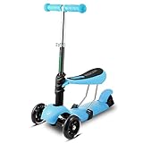 RUEDAS CON LED: El scooter de dos ruedas LED luz con 120 mm de diámetro. Las ruedas LED de alta elasticidad de la PU parpadean durante la marcha. Las ruedas se ven muy chulo en la oscuridad.