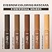 ETUDE Color My Brows Big Size, Brow Mascara, 3D Natural Coloring, Beeswax & Carnauba Wax, Moisturizing Brow Care, Eyebrow tint, Soft Gel Texture, Korean Makeup, Beauty, Natural Brown (0.304 Fl Oz)