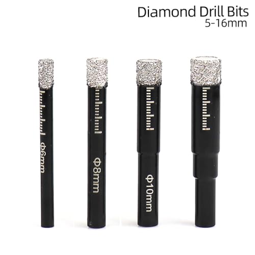 Brocas secas de diamante para porcelana 5-16 mm miniatura 2