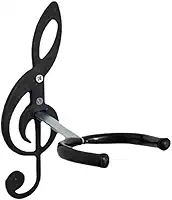 Suporte De Parede Em Aço Com Clave de Sol Para Violão; Guitarra; Uculelê; Baixo; Viola C/Parafuso