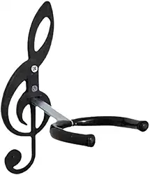 Suporte De Parede Em Aço Com Clave de Sol Para Violão; Guitarra; Uculelê; Baixo; Viola C/Parafuso