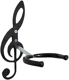 Suporte De Parede Em Aço Com Clave de Sol Para Violão; Guitarra; Uculelê; Baixo; Viola C/Parafuso