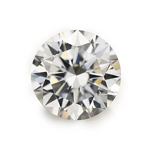 50pcs 8.0mm AAAAA Round Machine Cut Loose Cubic Zirconia CZ Stone Best Quality