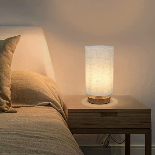 ORIFY Wooden LED Table Lamp for Bedside, Study, Bedroom, Office Room