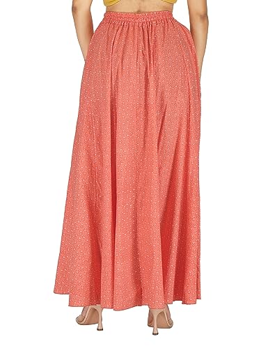Image of Sttoffa Cotton Printed Women Wear Maxi Long Skirt 40 inch inch Full Length