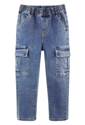 Pantalon cargo en denim souple et résistant pour le quotidien